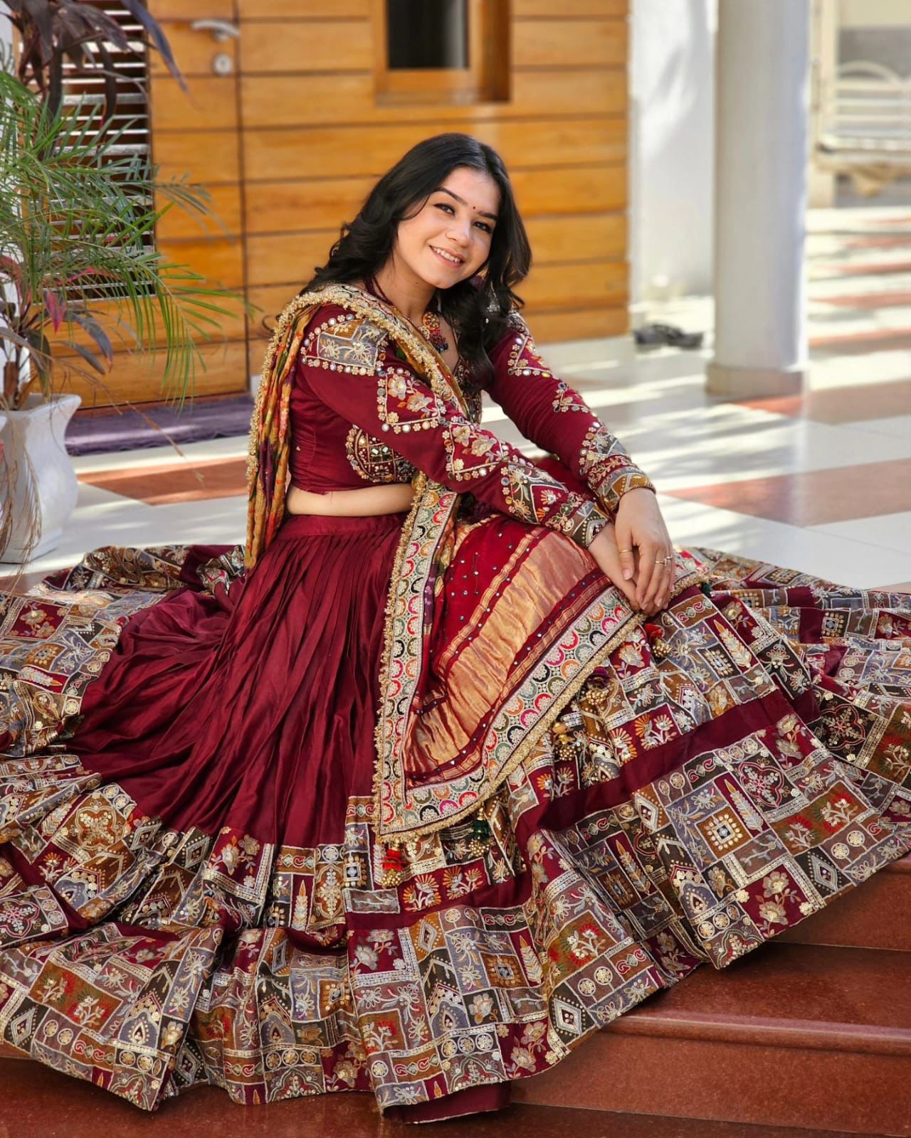 Designer Heavy Flair Lehenga Choli Collection – Elegant Mirror Work Edition