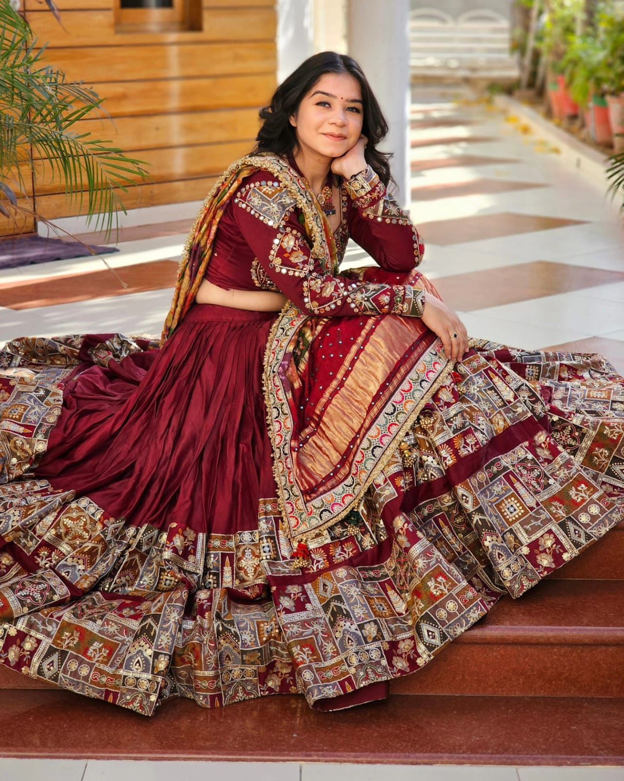 Designer Heavy Flair Lehenga Choli Collection – Elegant Mirror Work Edition