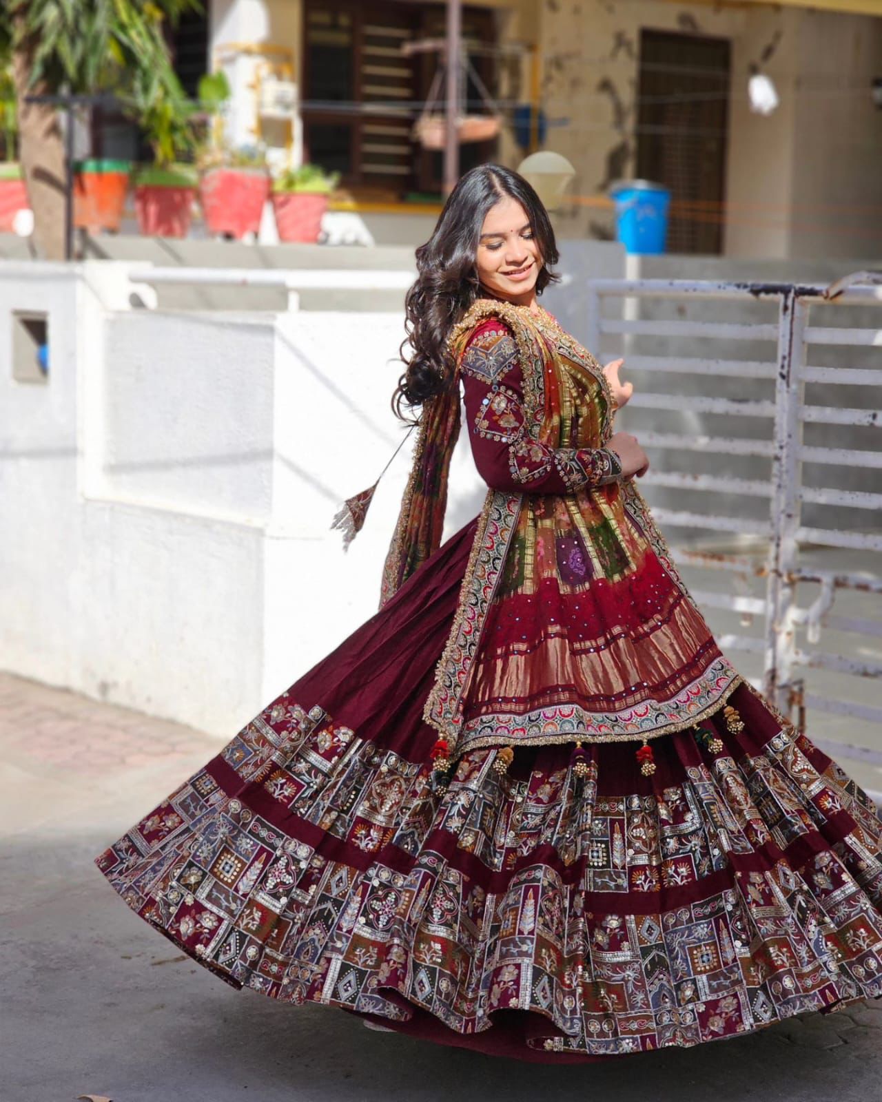 Designer Heavy Flair Lehenga Choli Collection – Elegant Mirror Work Edition