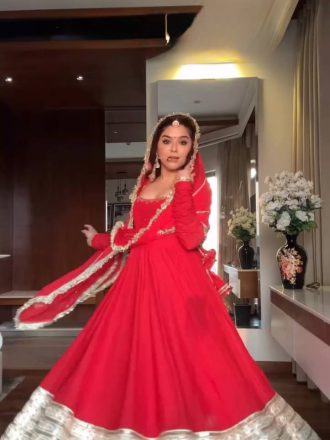 Explore the latest sarees online including silk, party wear and designer styles. Shop premium fabric sarees with fast delivery across India at Nrutya.
