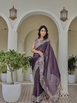Explore the latest sarees online including silk, party wear and designer styles. Shop premium fabric sarees with fast delivery across India at Nrutya.