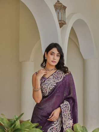 Explore the latest sarees online including silk, party wear and designer styles. Shop premium fabric sarees with fast delivery across India at Nrutya.