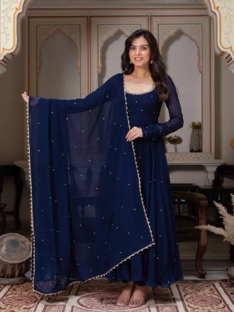Explore the latest sarees online including silk, party wear and designer styles. Shop premium fabric sarees with fast delivery across India at Nrutya.
